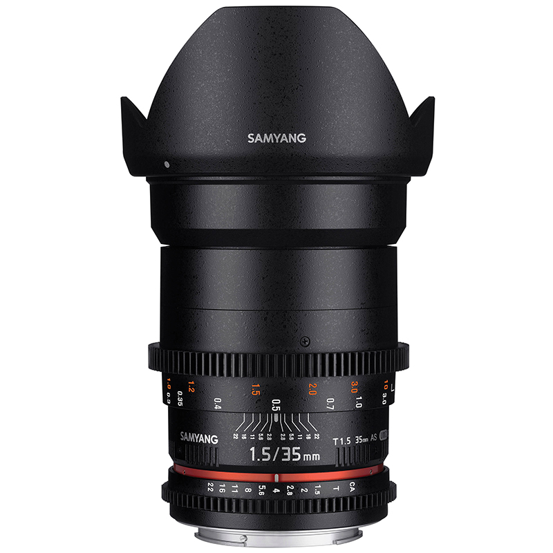 Samyang 35mm T1.5 VDSLR II Sony E Full Frame Lens