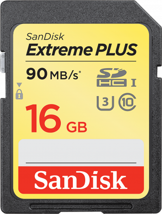 SanDisk Extreme SDHC UHS-I 90MB/s SD Memory Card