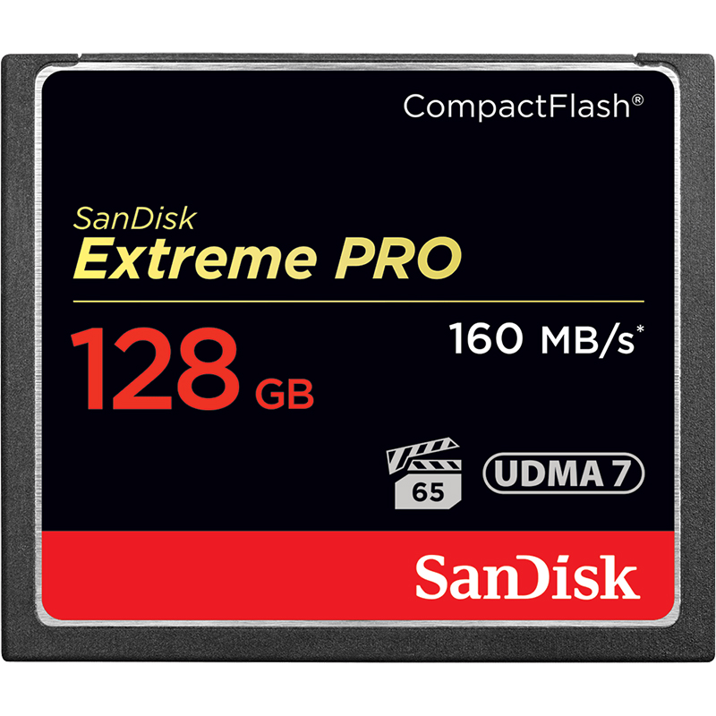 SanDisk Extreme Pro Compact Flash Memory Cards 160MB/s (128GB)