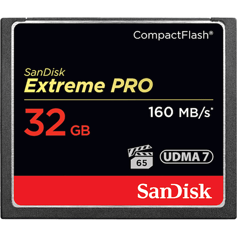 SanDisk Extreme Pro Compact Flash Memory Cards 160MB/s (32GB)