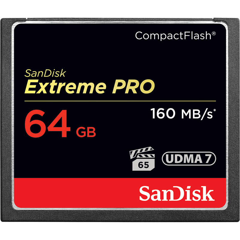 SanDisk Extreme Pro Compact Flash Memory Cards 160MB/s (64GB)