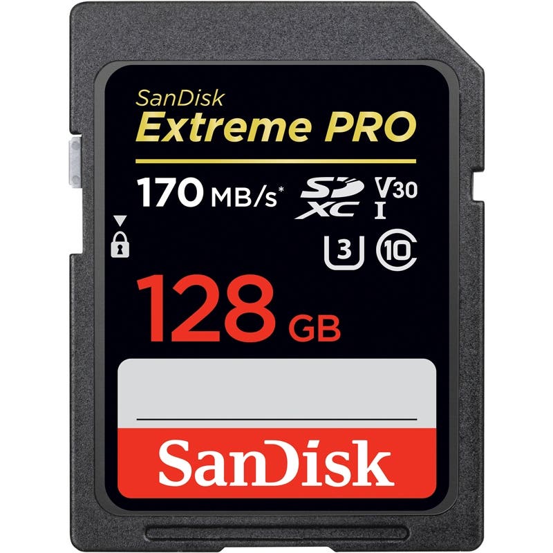 SanDisk Extreme Pro 128GB 170MB/s SDXC UHS-I Memory Card