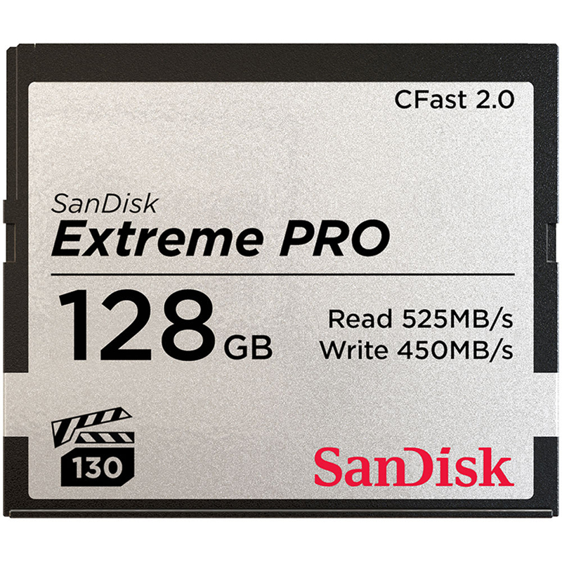 Sandisk Extreme Pro CFAST 2.0 Memory Card 128GB - SDCFSP-128G-A46D