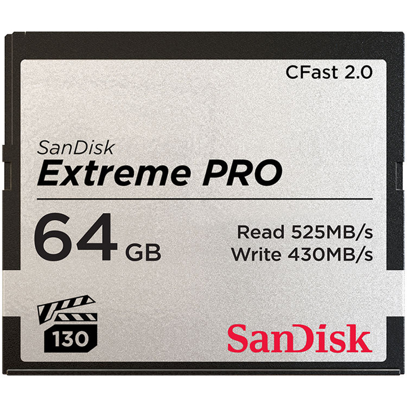 SanDisk Extreme Pro CFast 2.0 Memory Card 64 GB