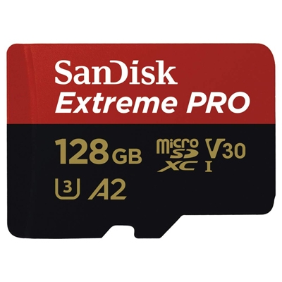 SanDisk EXTREME PRO micro SDXC 170mb/s Memory Card 128GB