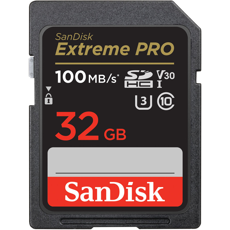 SanDisk Extreme PRO 32GB 100MB/s UHS-I SDHC Memory Card