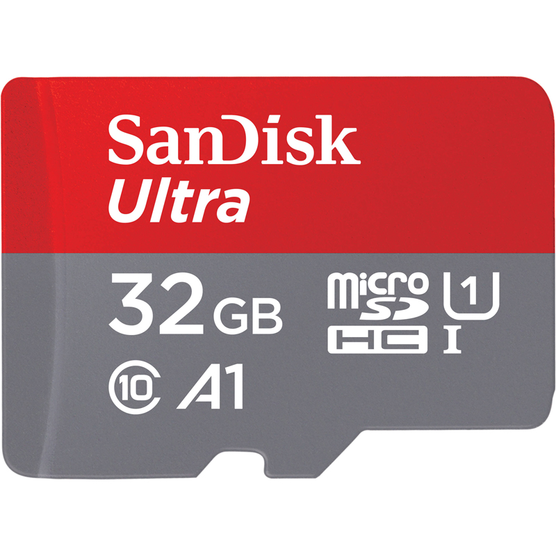 SanDisk Ultra MicroSDHC 32GB 120MB/s R UHS-I C10 Card