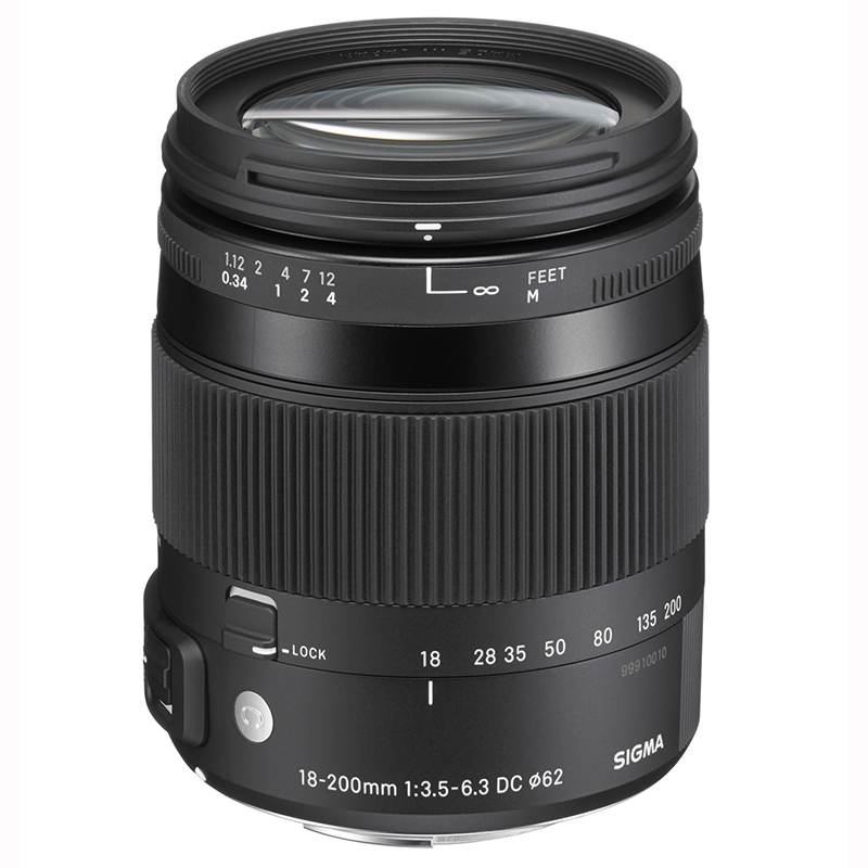 Sigma 18-200mm F3.5-6.3 DC C Macro OS HSM Lens