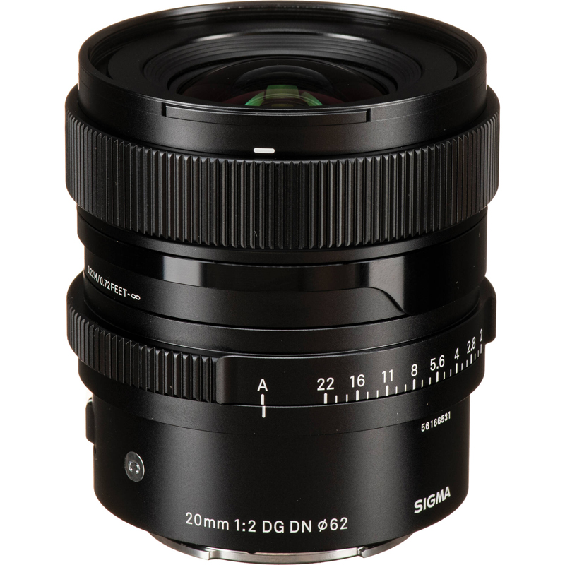 Sigma 20mm f/2 DG DN Contemporary Lens for Sony E-Mount