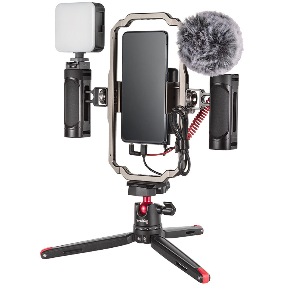 SmallRig Professional Phone Video Rig Kit for Vlogging & Live Streaming – 3384