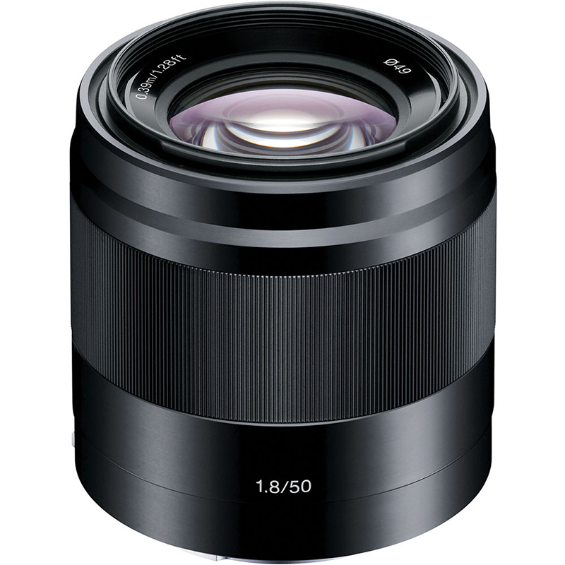 Sony E-Mount 50mm f/1.8 OSS Lens Black