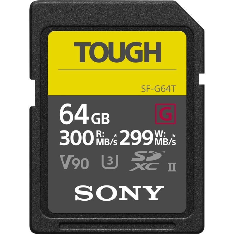 Sony 64GB SDXC Memory Card UHS II 300MB/s – Tough