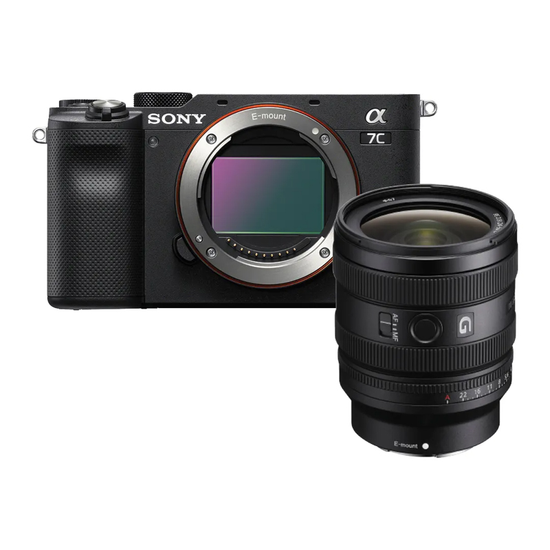 Sony Alpha A7C II Black w/ 24-50mm f/1.8 Lens