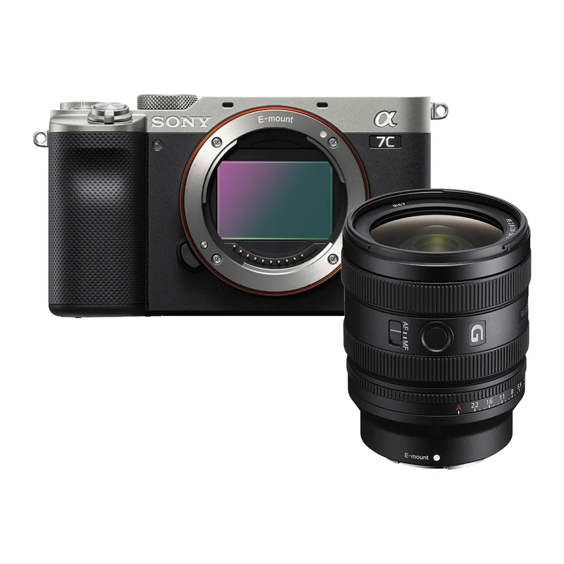 Sony Alpha A7C II Silver w/ 24-50mm f/2.8G Lens