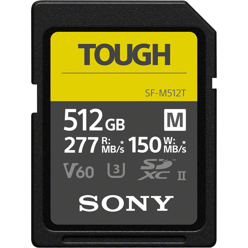 Sony SF-M Series Tough 512GB SDXC UHS-II V60 Memory Card