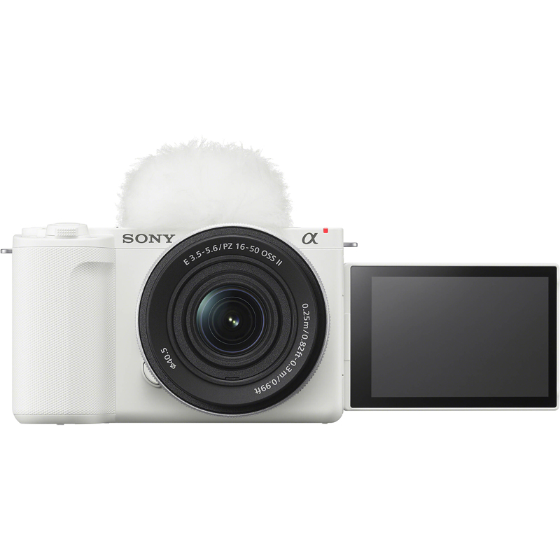 Sony ZV-E10 II White Body w/ 16-50mm f/3.5-5.6 II Power Zoom Compact System Camera