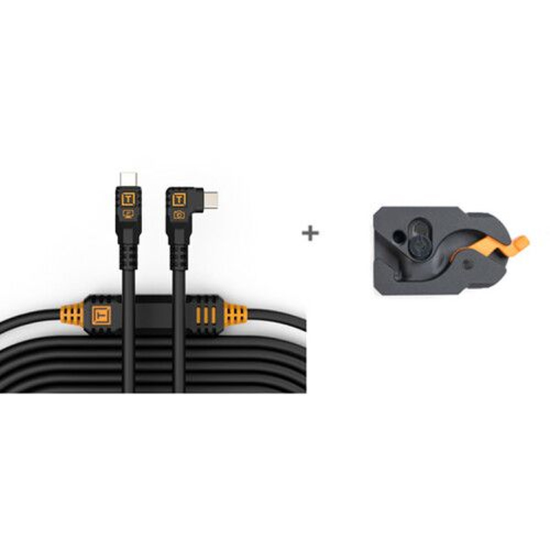 Tether Tools Tetherguard 9.4m USB-C Leverlock & Cable Kit Black
