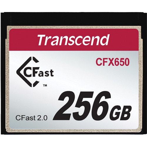 Transcend CFast 2.0 CFX650 256GB Memory Card