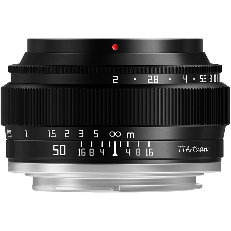 TTArtisan 50mm f/2 Fujifilm X Mount Lens Black
