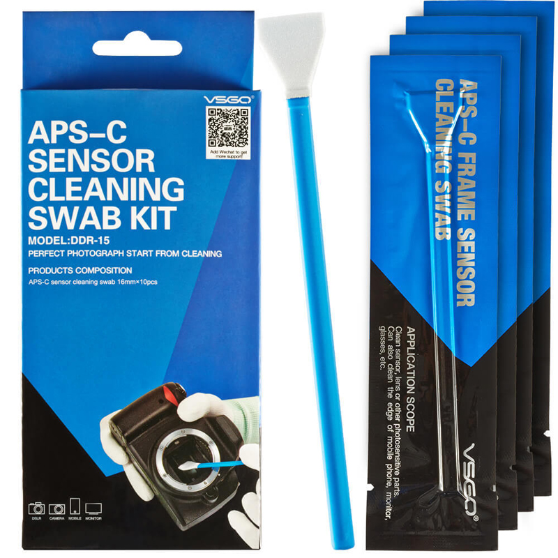 VSGO APS-C DSLR Sensor Cleaning Swab Kit 10 Pack