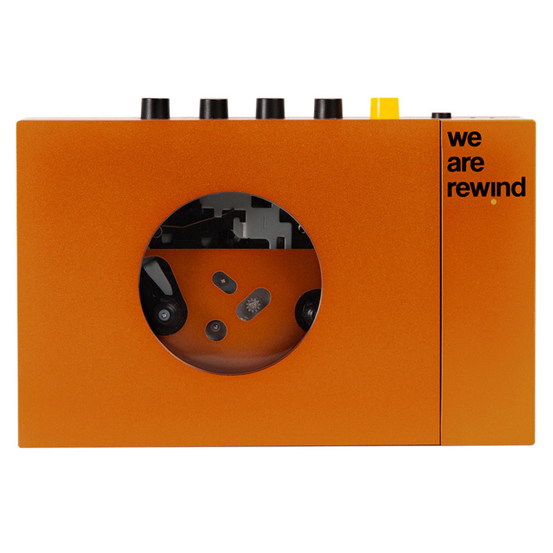 We Are Rewind Portable BT Cassette Player Serge Orange