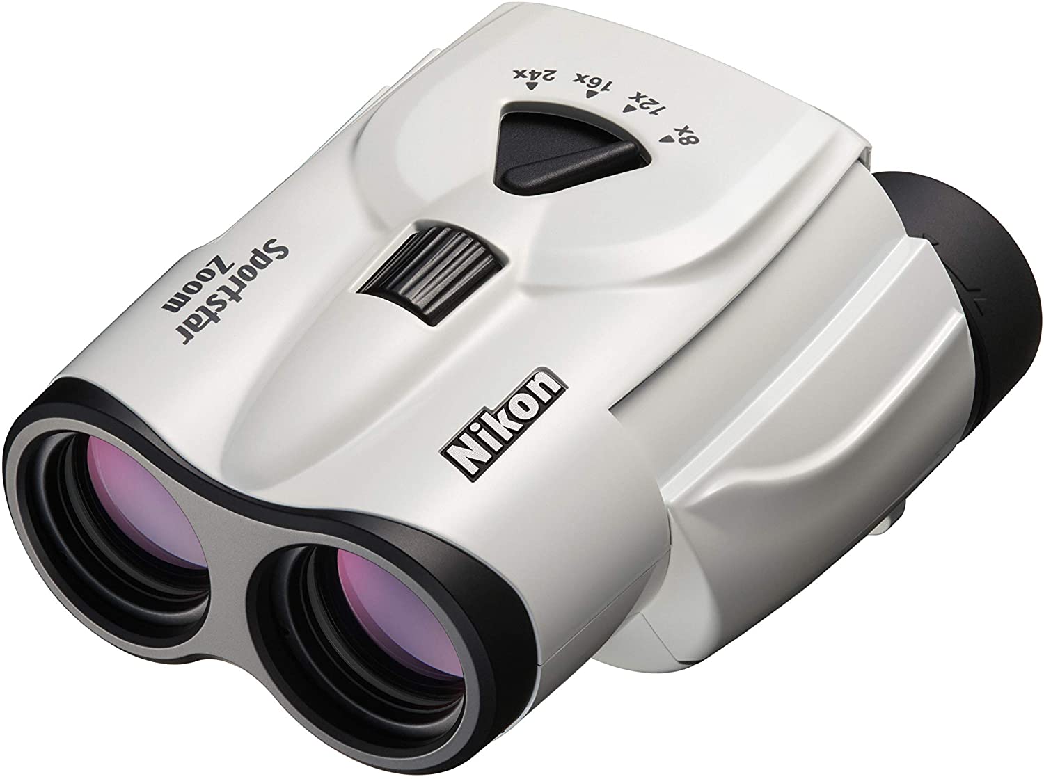 Nikon Sportstar 8-24 x 25 Zoom Binoculars White