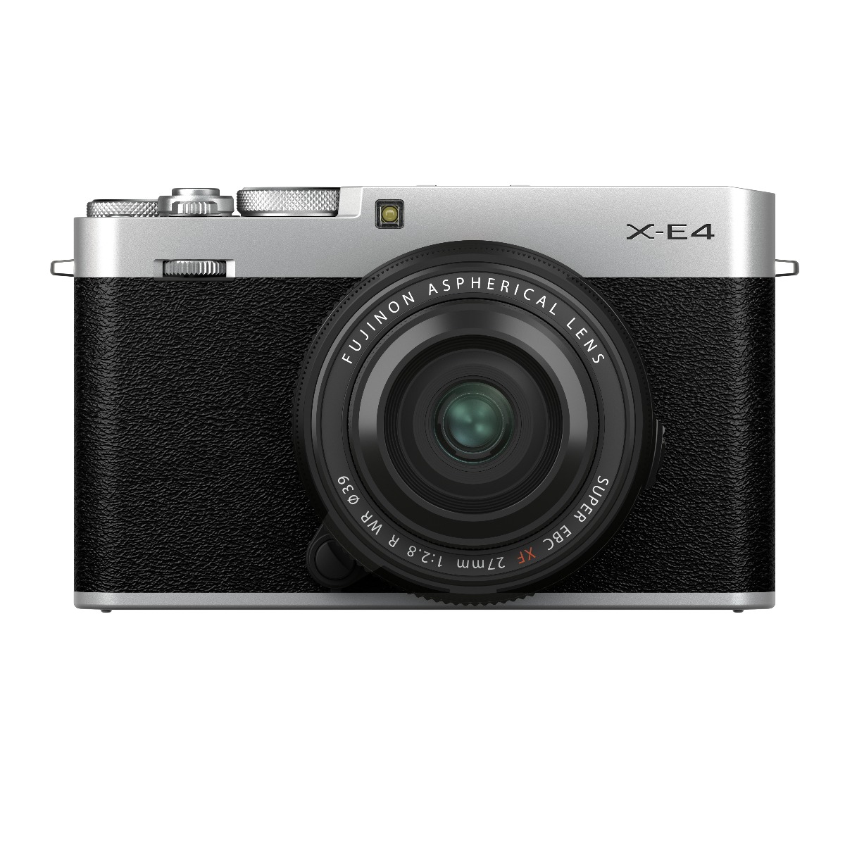 Fujifilm X-E4 Silver Body with XF 27mm F2.8 R WR Lens