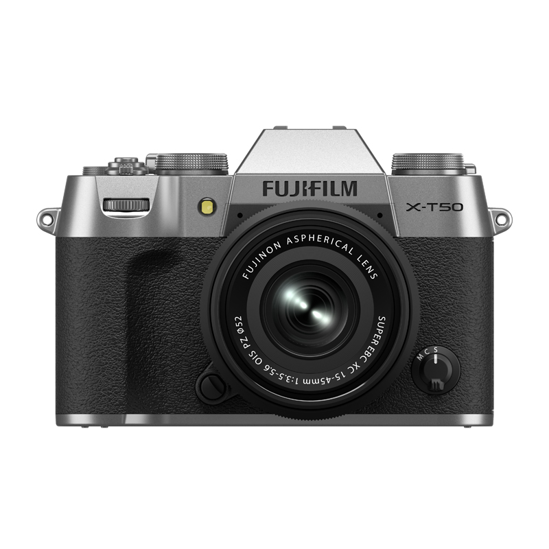 FujiFilm X-T50 Silver + XC 15-45mm Lens