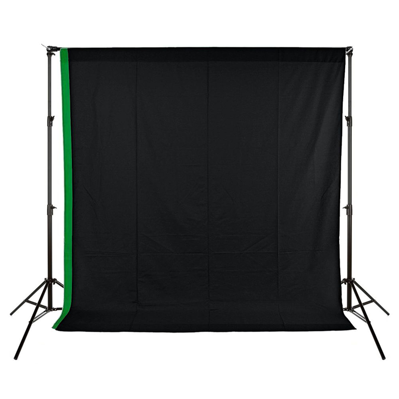 Xlite Standard Background Kit + Black / Chromakey 3x3m Muslin