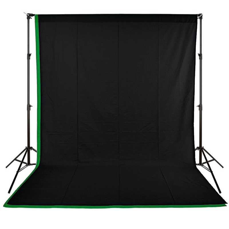 Xlite Standard Background Kit + Black / Chromakey 3x6m Muslin