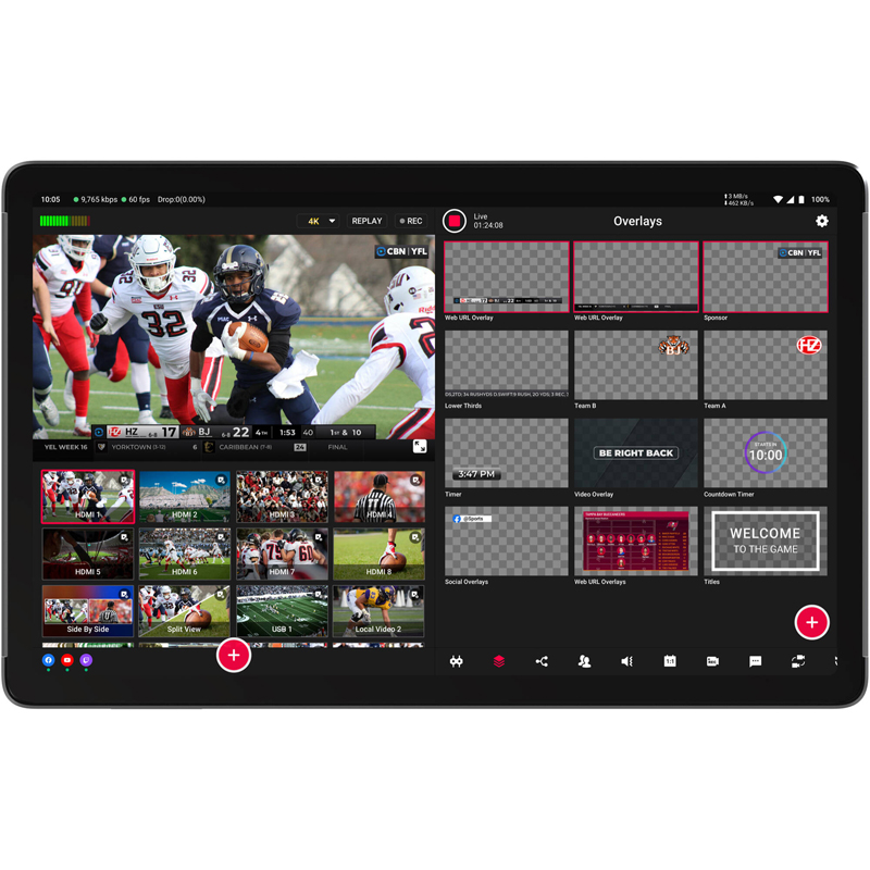 Yololiv YoloBox Extreme All-in-One Multi-Camera Live Streaming and Switching System