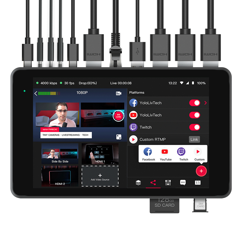 Yololiv Yolobox Pro All-In-1 Livestreaming Encoder and Monitor