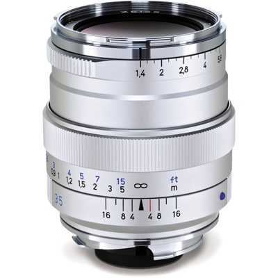 Zeiss Distagon T* 35MM F/1.4 ZM Lens (Silver)